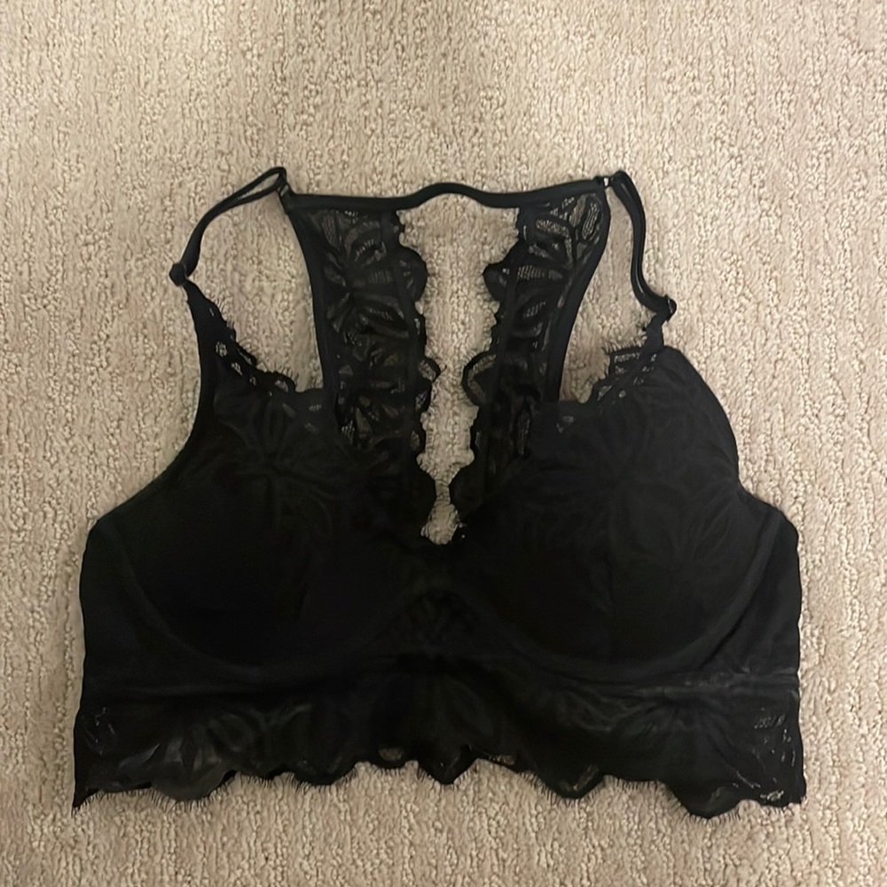 PINK VS Black Bralette